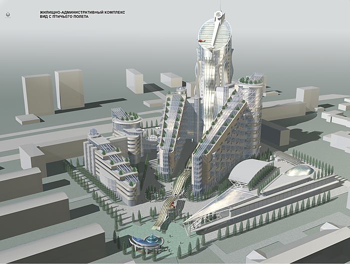 Проект многофункционального жилого комплекса в Москве