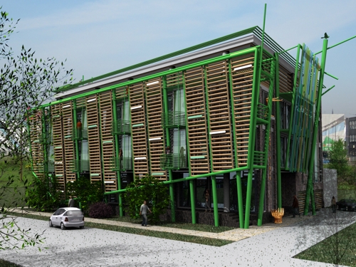 Проект фасадов офиса в Риге