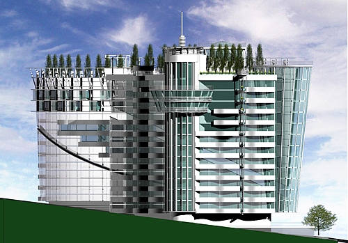 Предпроектное предложение комплекса жилых домов в г. Ялта