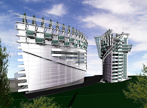 Предпроектное предложение комплекса жилых домов в г. Ялта